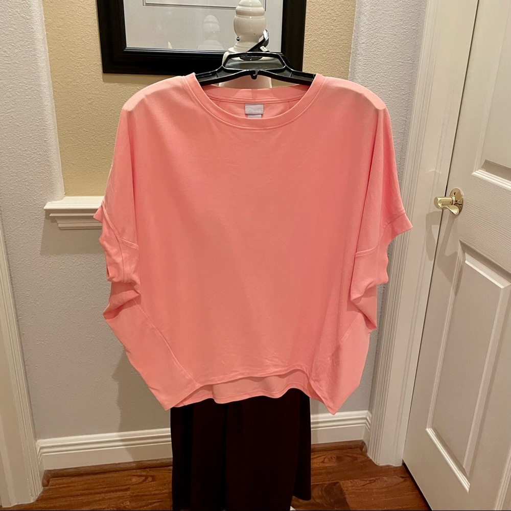 Peach Flowy top
